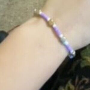 Purple Heart Bracelet